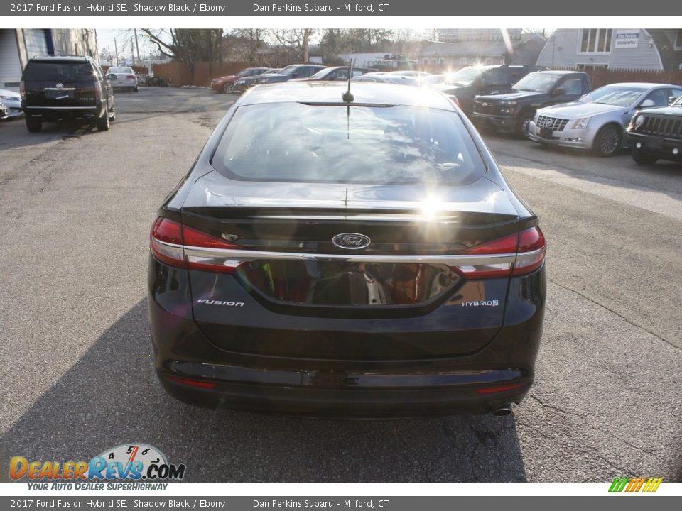 2017 Ford Fusion Hybrid SE Shadow Black / Ebony Photo #6
