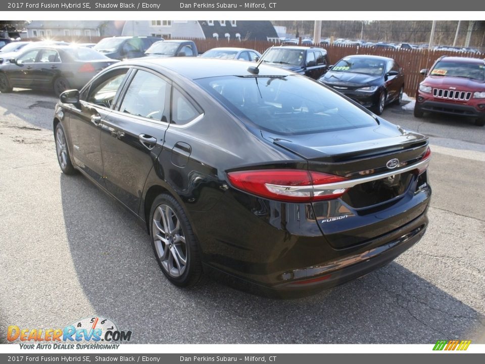 2017 Ford Fusion Hybrid SE Shadow Black / Ebony Photo #7