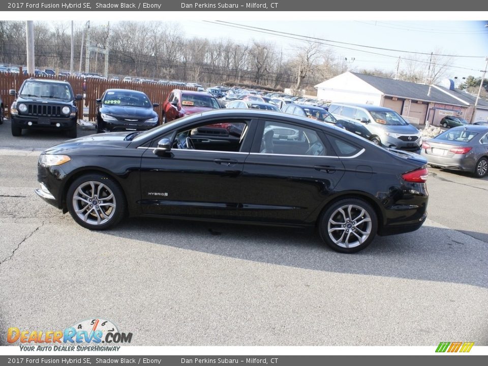 2017 Ford Fusion Hybrid SE Shadow Black / Ebony Photo #8