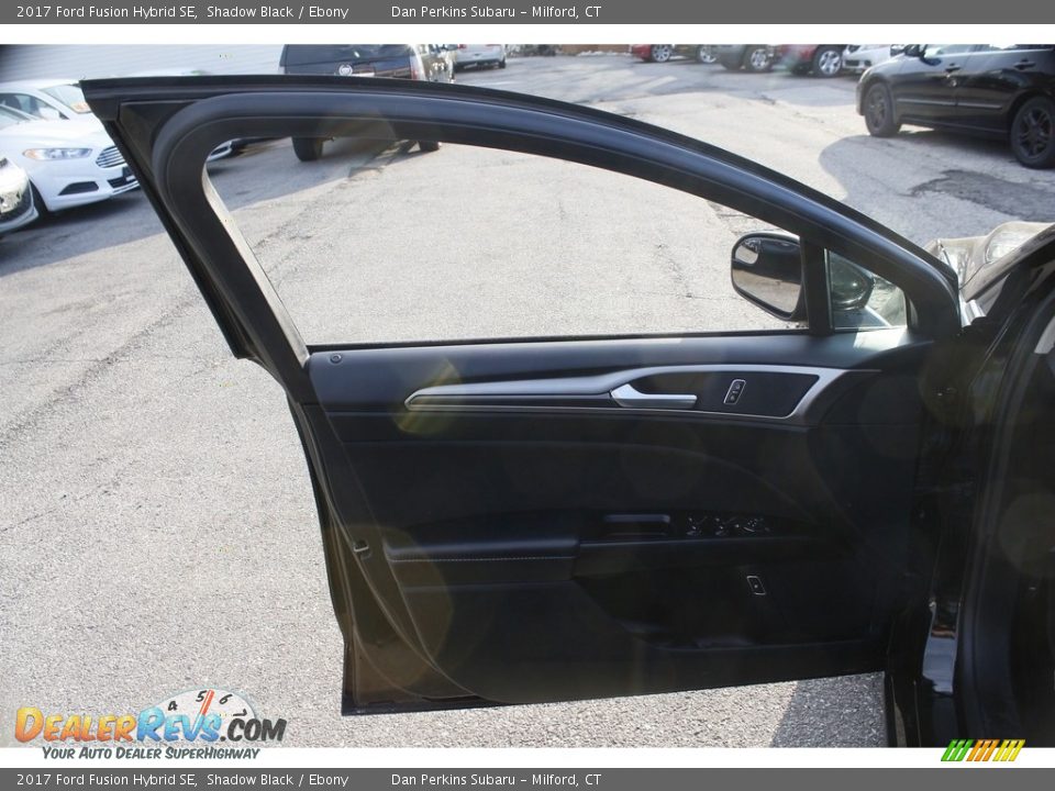 2017 Ford Fusion Hybrid SE Shadow Black / Ebony Photo #9