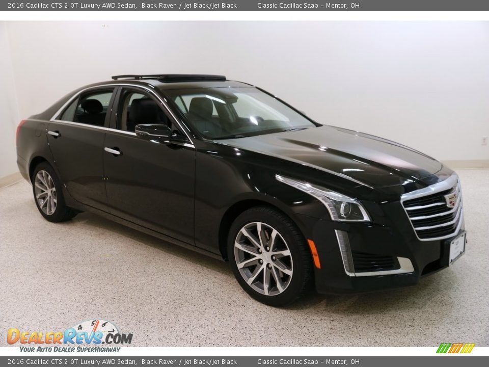 2016 Cadillac CTS 2.0T Luxury AWD Sedan Black Raven / Jet Black/Jet Black Photo #1