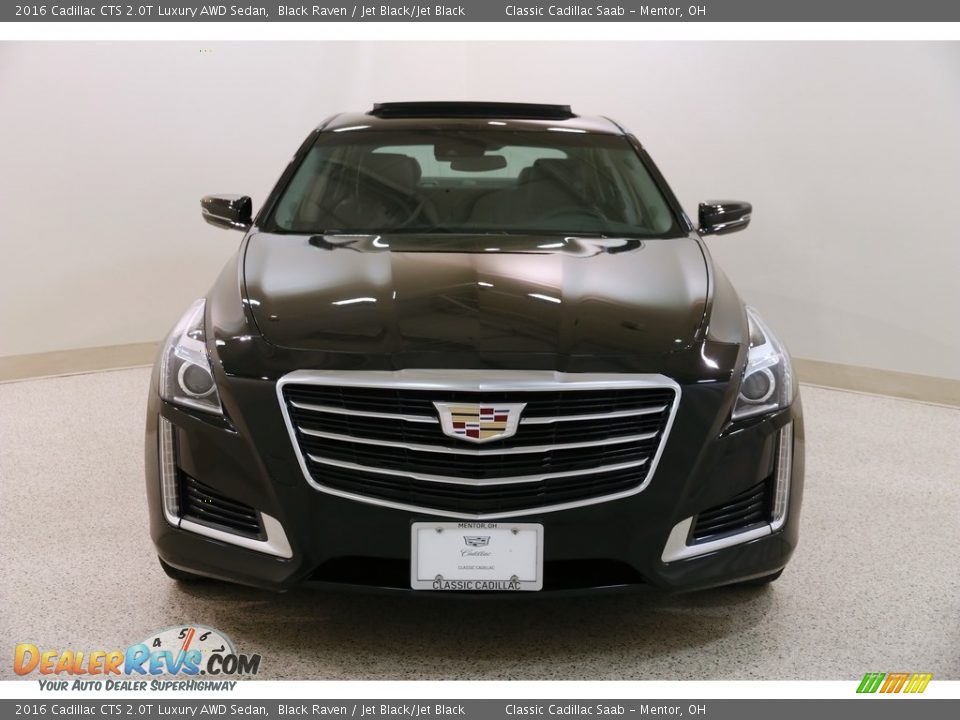 2016 Cadillac CTS 2.0T Luxury AWD Sedan Black Raven / Jet Black/Jet Black Photo #2