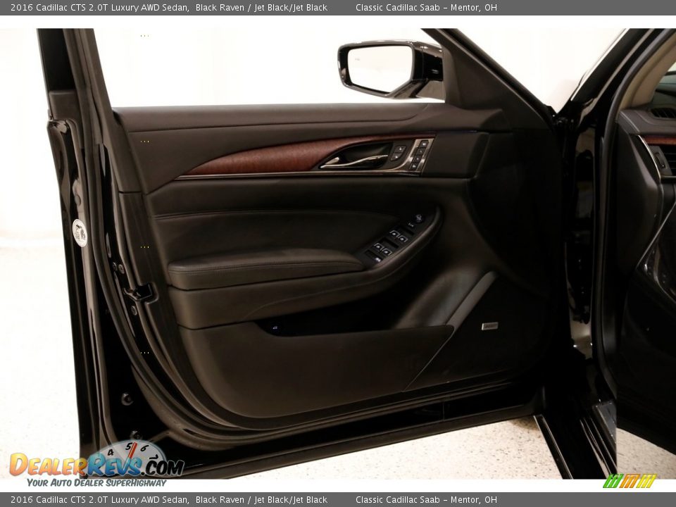 2016 Cadillac CTS 2.0T Luxury AWD Sedan Black Raven / Jet Black/Jet Black Photo #4