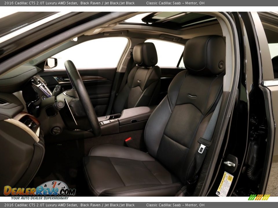 2016 Cadillac CTS 2.0T Luxury AWD Sedan Black Raven / Jet Black/Jet Black Photo #5