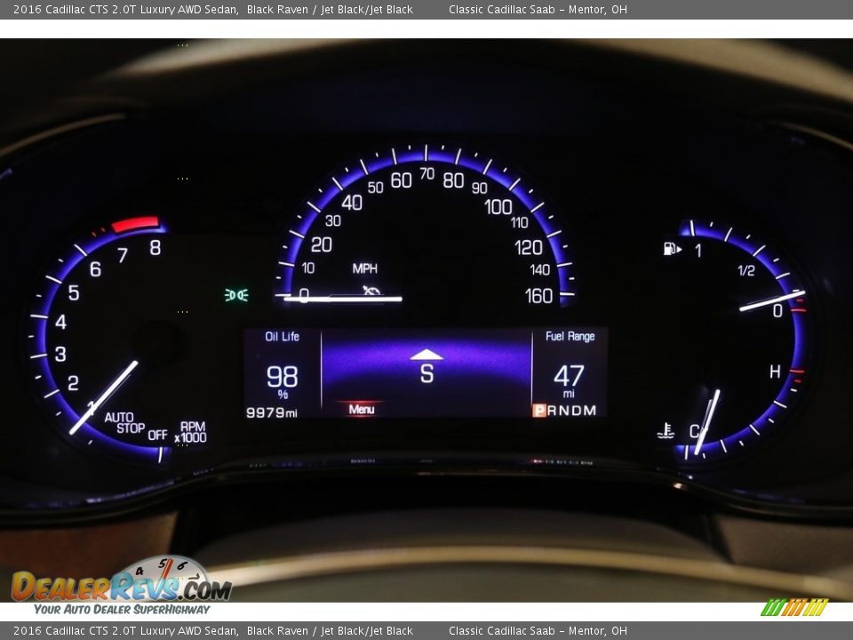 2016 Cadillac CTS 2.0T Luxury AWD Sedan Black Raven / Jet Black/Jet Black Photo #8
