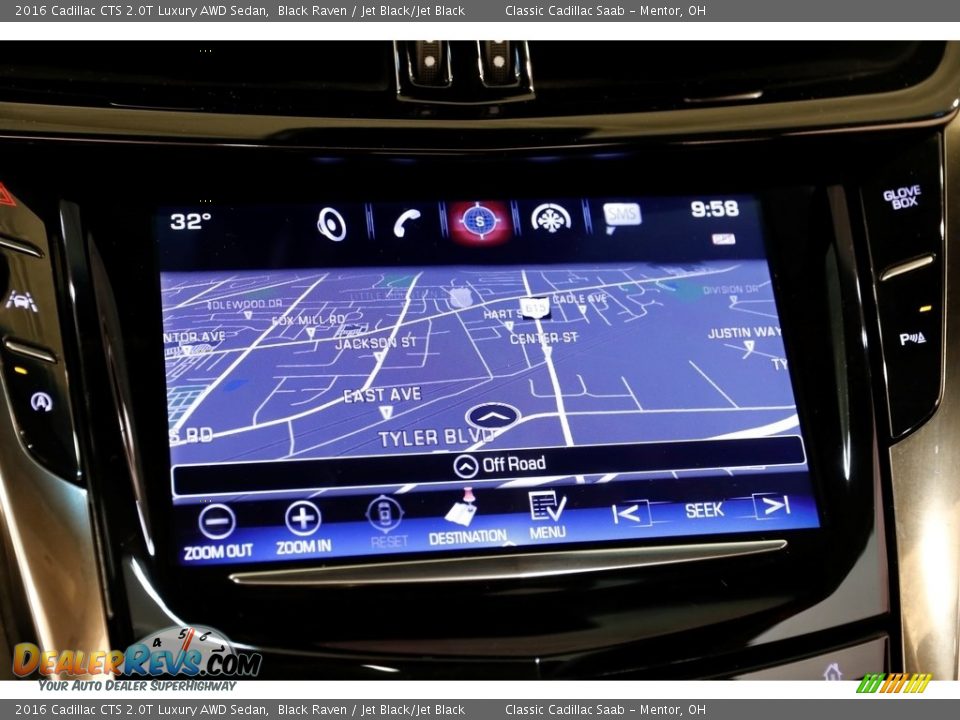 2016 Cadillac CTS 2.0T Luxury AWD Sedan Black Raven / Jet Black/Jet Black Photo #12