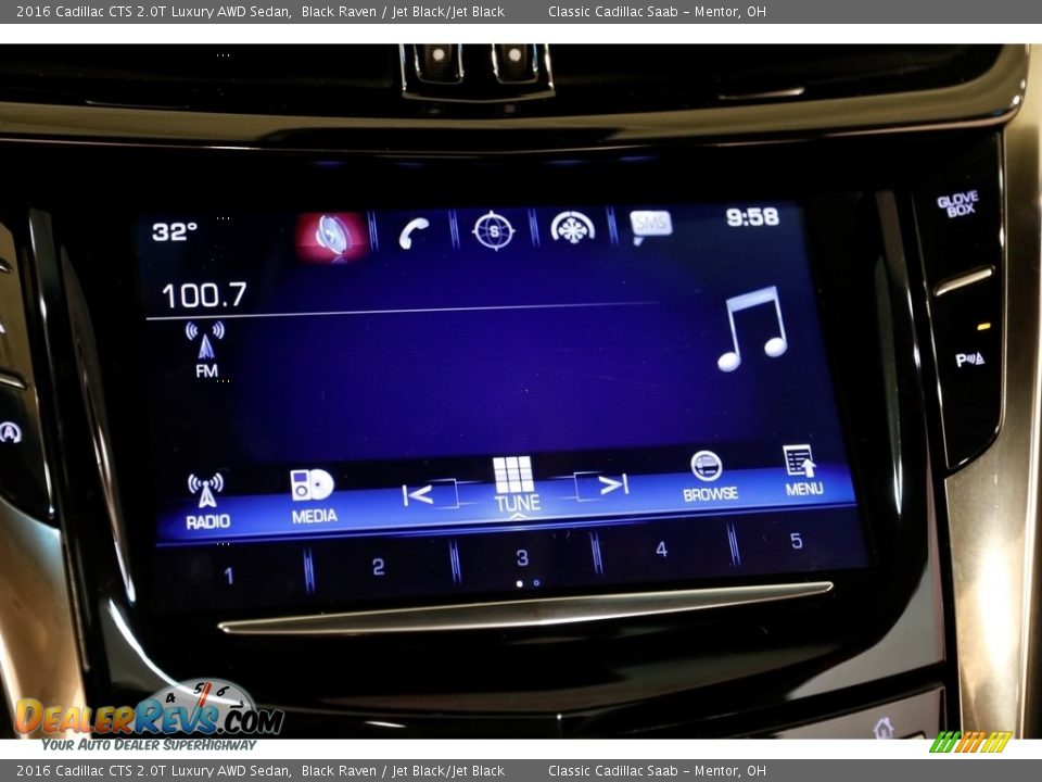 2016 Cadillac CTS 2.0T Luxury AWD Sedan Black Raven / Jet Black/Jet Black Photo #14