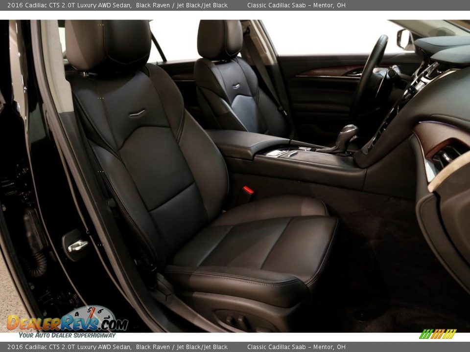 2016 Cadillac CTS 2.0T Luxury AWD Sedan Black Raven / Jet Black/Jet Black Photo #17