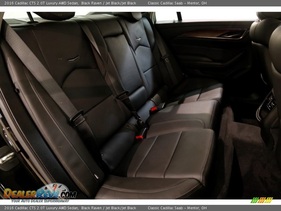 2016 Cadillac CTS 2.0T Luxury AWD Sedan Black Raven / Jet Black/Jet Black Photo #18