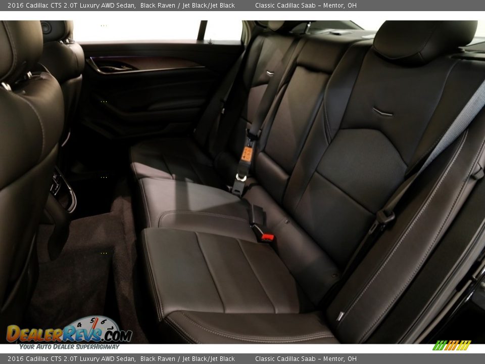 2016 Cadillac CTS 2.0T Luxury AWD Sedan Black Raven / Jet Black/Jet Black Photo #19