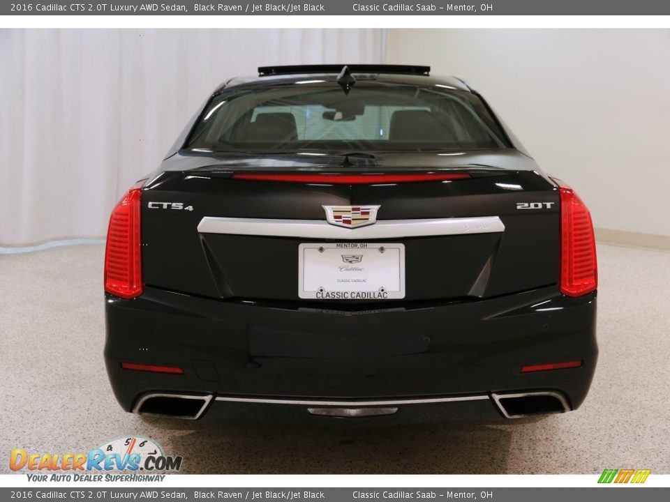 2016 Cadillac CTS 2.0T Luxury AWD Sedan Black Raven / Jet Black/Jet Black Photo #21