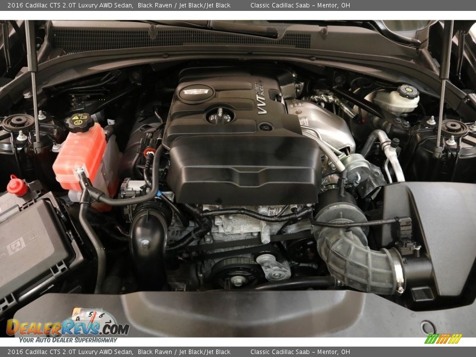2016 Cadillac CTS 2.0T Luxury AWD Sedan Black Raven / Jet Black/Jet Black Photo #22