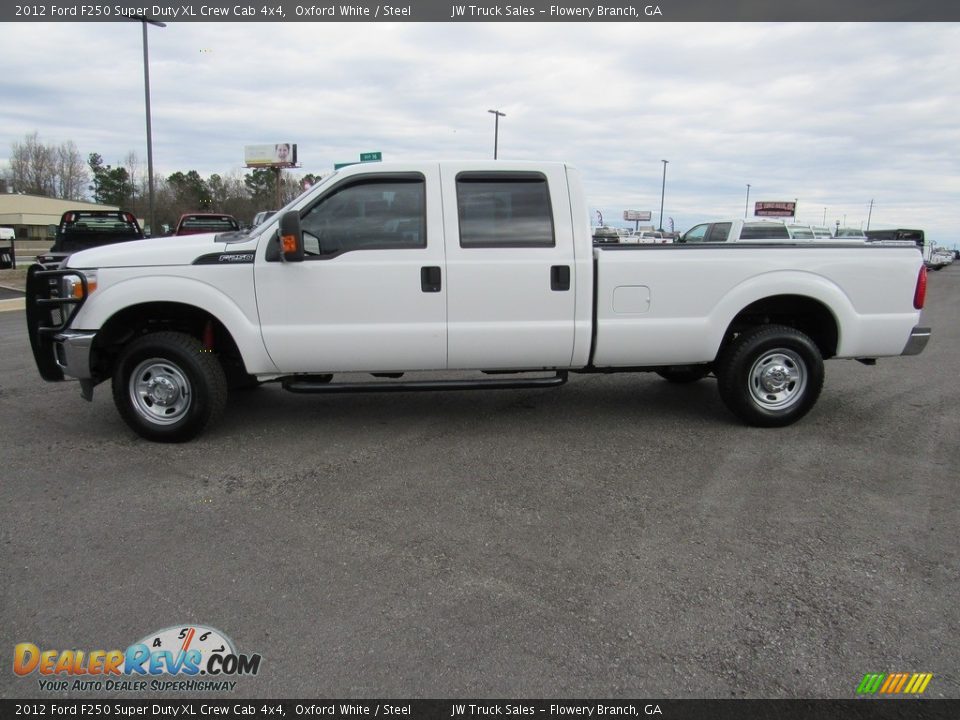 2012 Ford F250 Super Duty XL Crew Cab 4x4 Oxford White / Steel Photo #2