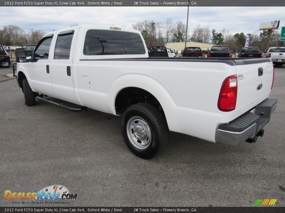 2012 Ford F250 Super Duty XL Crew Cab 4x4 Oxford White / Steel Photo #3