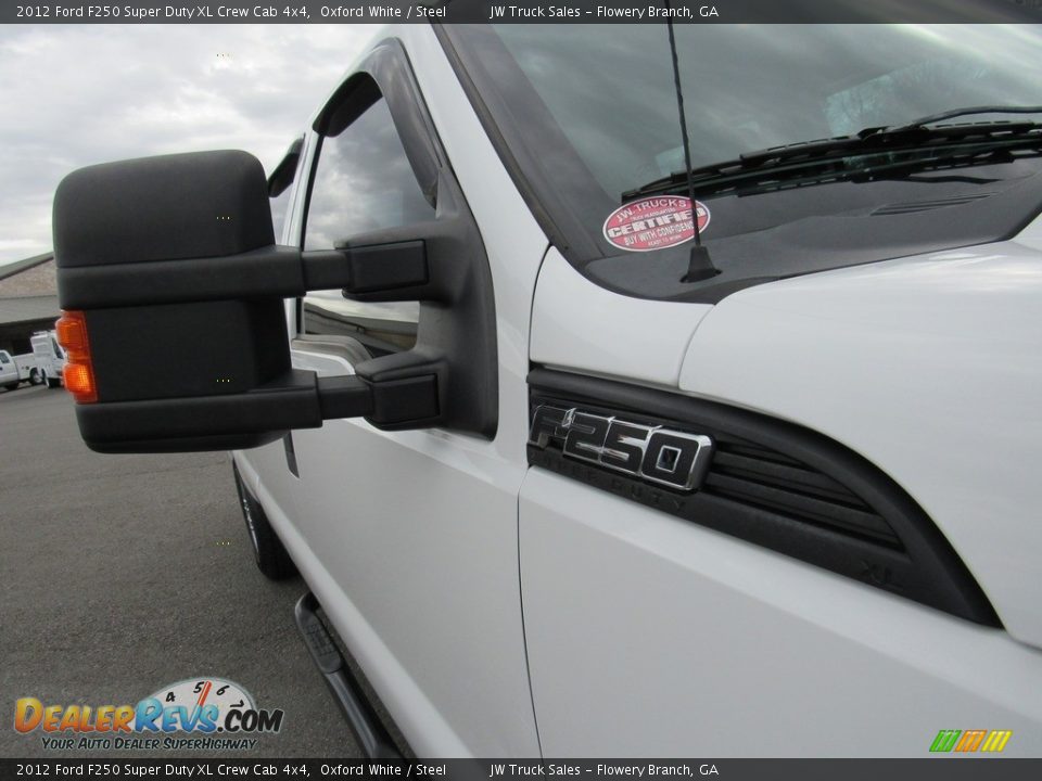 2012 Ford F250 Super Duty XL Crew Cab 4x4 Oxford White / Steel Photo #11