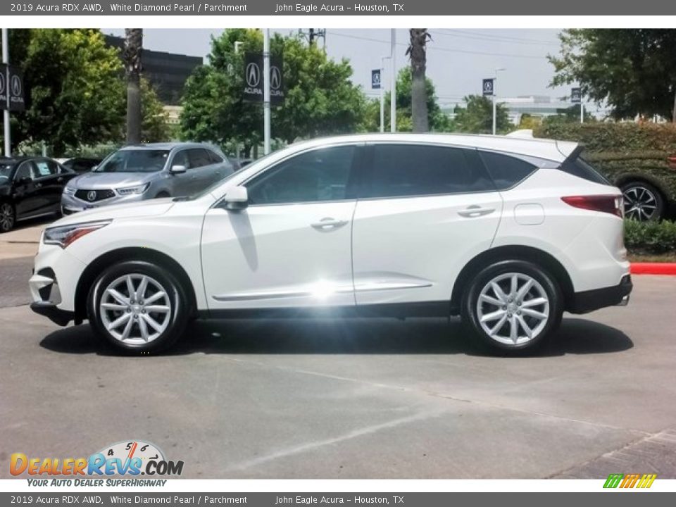 2019 Acura RDX AWD White Diamond Pearl / Parchment Photo #4