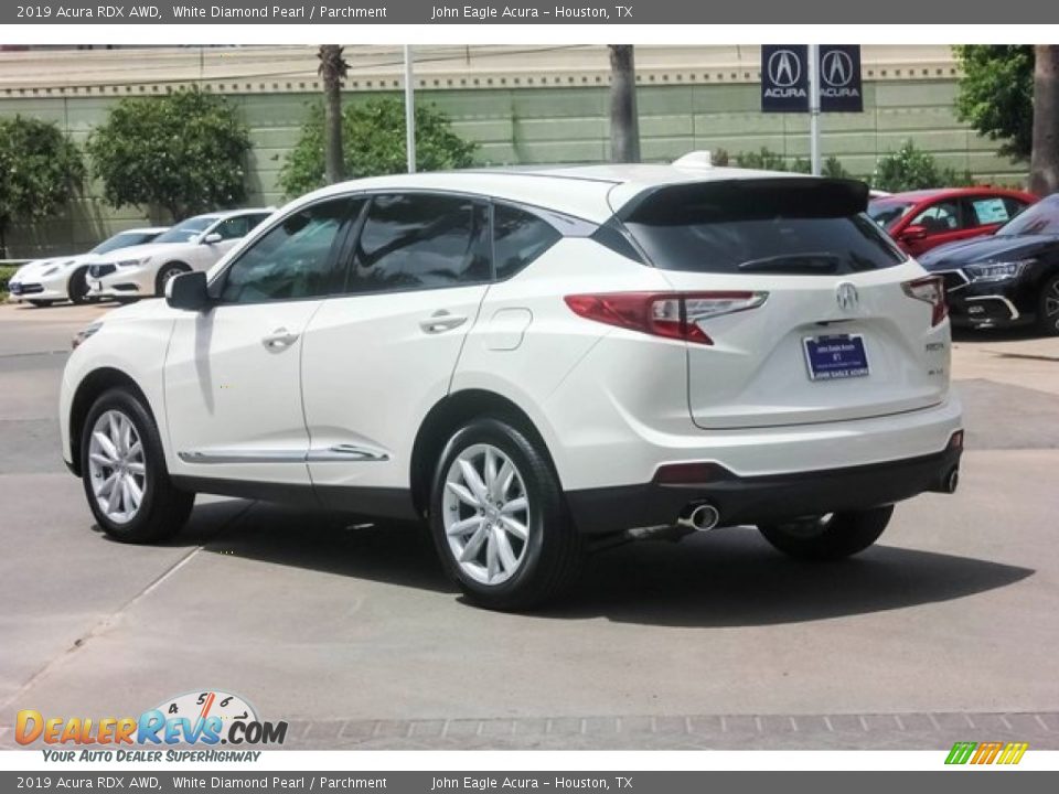 2019 Acura RDX AWD White Diamond Pearl / Parchment Photo #5