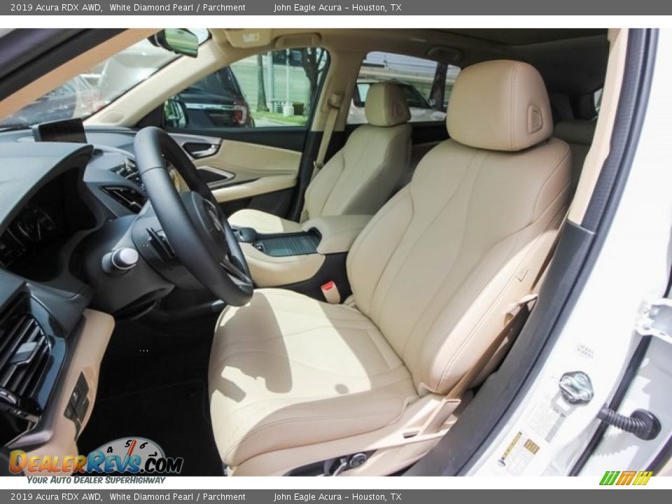 2019 Acura RDX AWD White Diamond Pearl / Parchment Photo #16