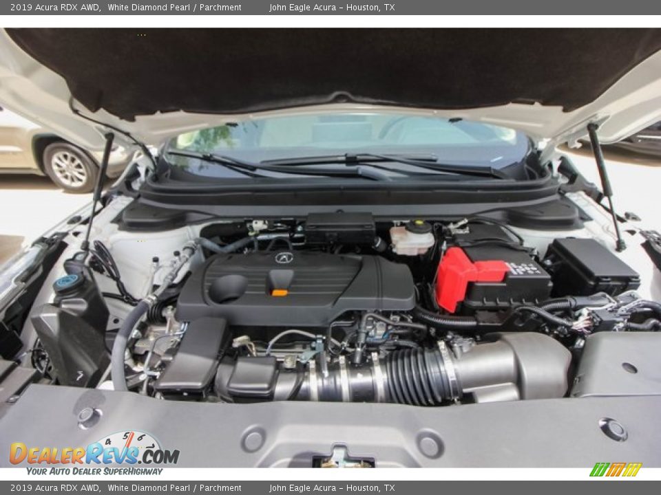 2019 Acura RDX AWD White Diamond Pearl / Parchment Photo #25