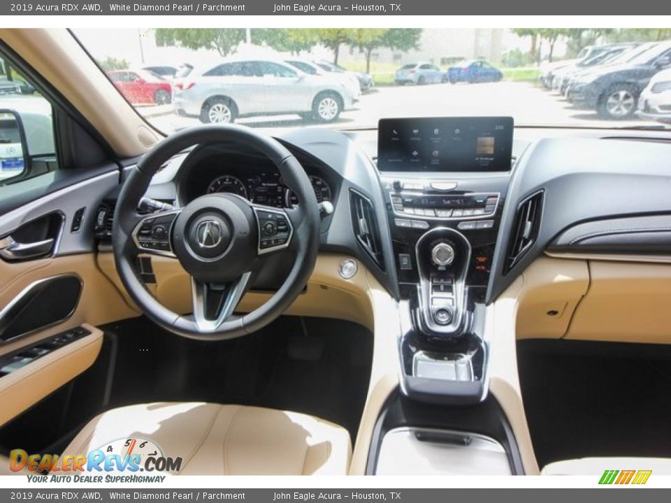 2019 Acura RDX AWD White Diamond Pearl / Parchment Photo #26