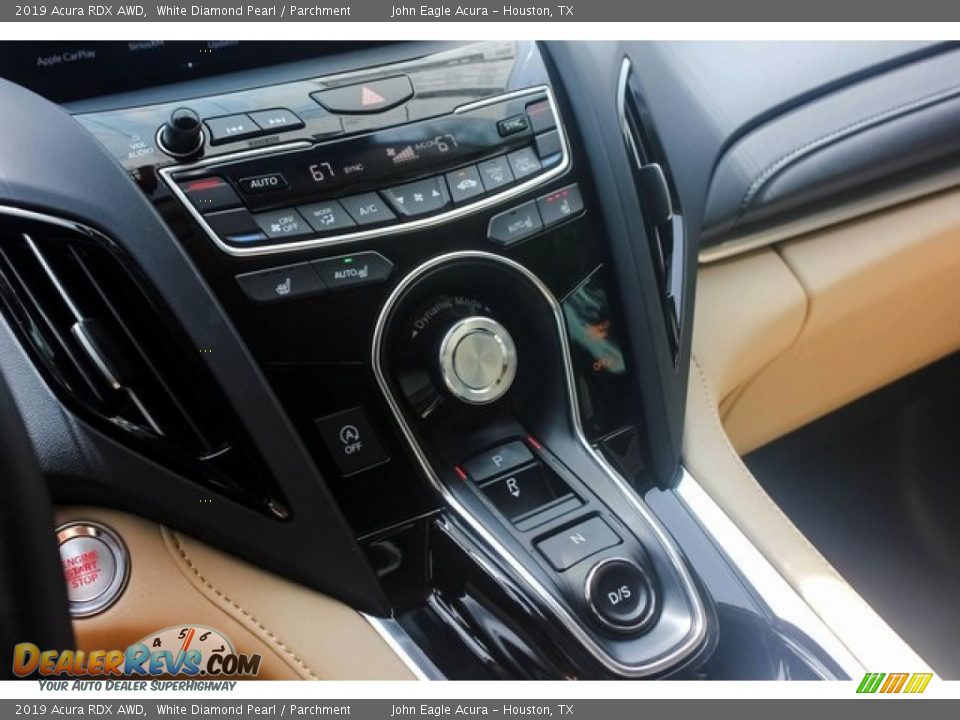 2019 Acura RDX AWD White Diamond Pearl / Parchment Photo #29