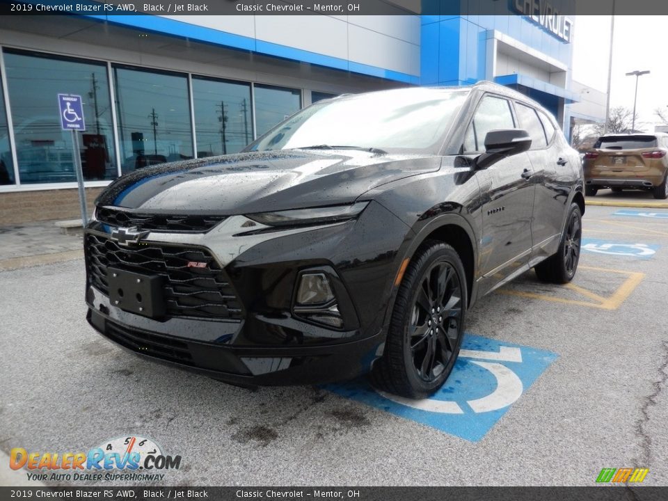 2019 Chevrolet Blazer RS AWD Black / Jet Black Photo #1