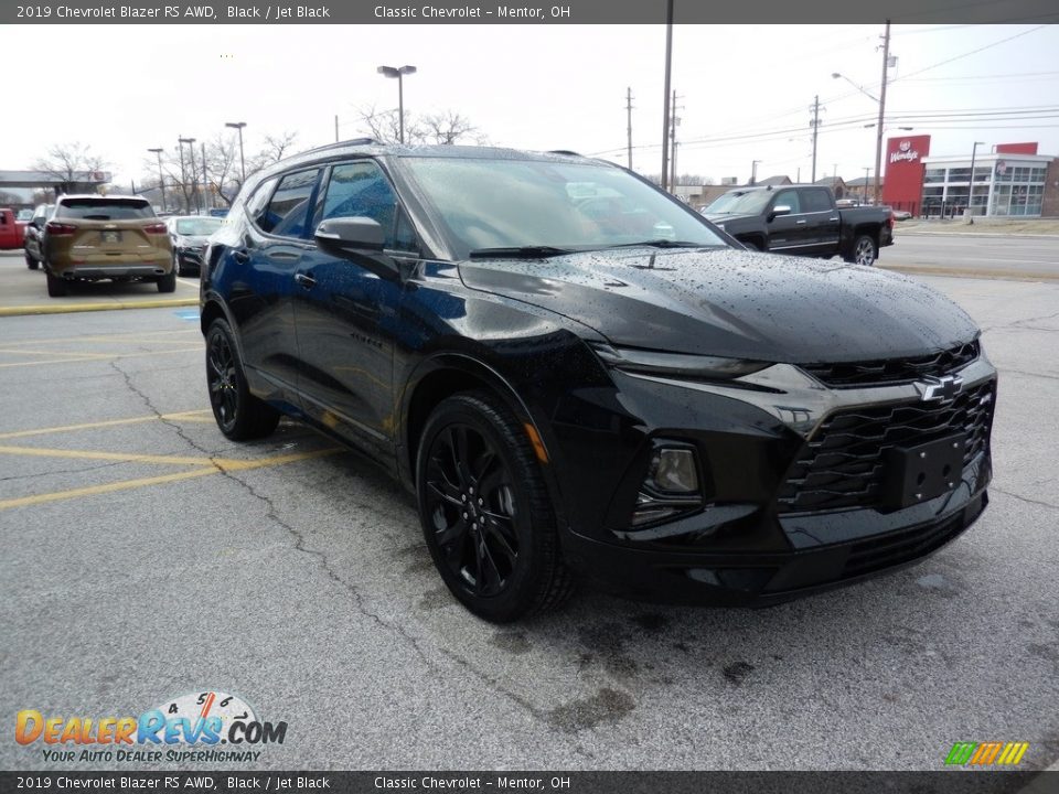 2019 Chevrolet Blazer RS AWD Black / Jet Black Photo #3