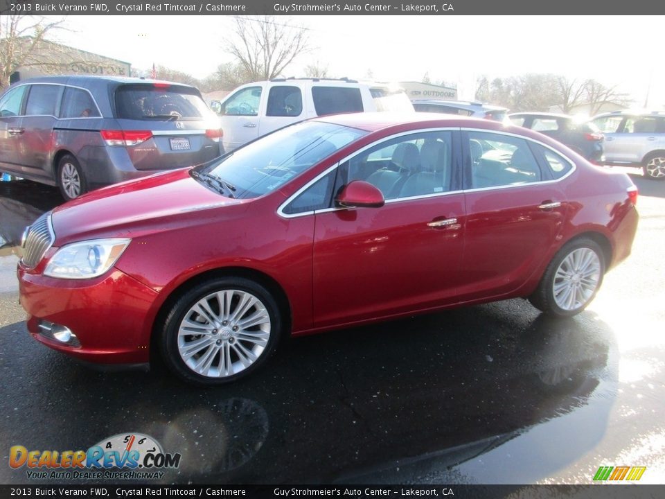 2013 Buick Verano FWD Crystal Red Tintcoat / Cashmere Photo #3