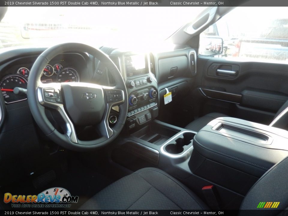 2019 Chevrolet Silverado 1500 RST Double Cab 4WD Northsky Blue Metallic / Jet Black Photo #6