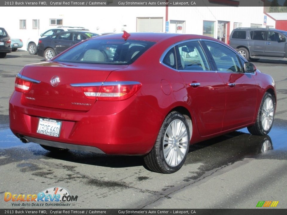 2013 Buick Verano FWD Crystal Red Tintcoat / Cashmere Photo #7