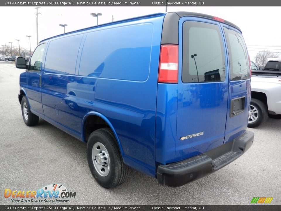 2019 Chevrolet Express 2500 Cargo WT Kinetic Blue Metallic / Medium Pewter Photo #5