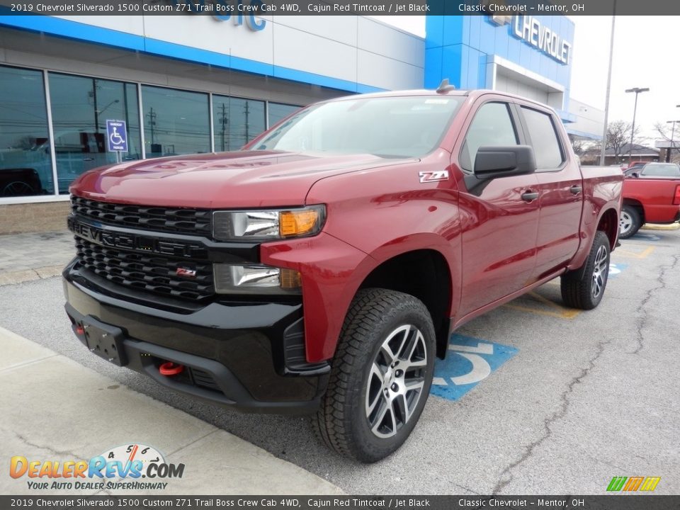 2019 Chevrolet Silverado 1500 Custom Z71 Trail Boss Crew Cab 4WD Cajun Red Tintcoat / Jet Black Photo #1