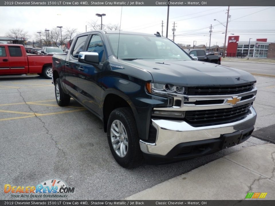 2019 Chevrolet Silverado 1500 LT Crew Cab 4WD Shadow Gray Metallic / Jet Black Photo #3