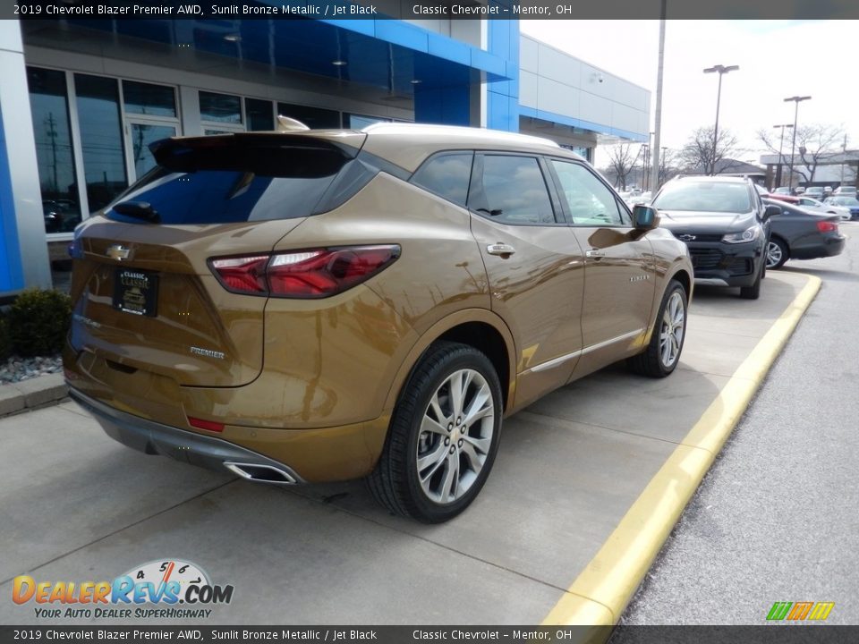 2019 Chevrolet Blazer Premier AWD Sunlit Bronze Metallic / Jet Black Photo #4