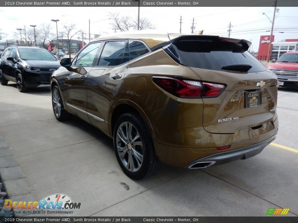 2019 Chevrolet Blazer Premier AWD Sunlit Bronze Metallic / Jet Black Photo #5