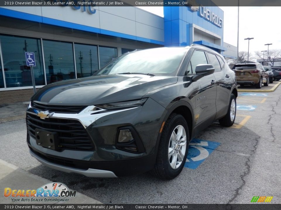 2019 Chevrolet Blazer 3.6L Leather AWD Nightfall Metallic / Jet Black Photo #1
