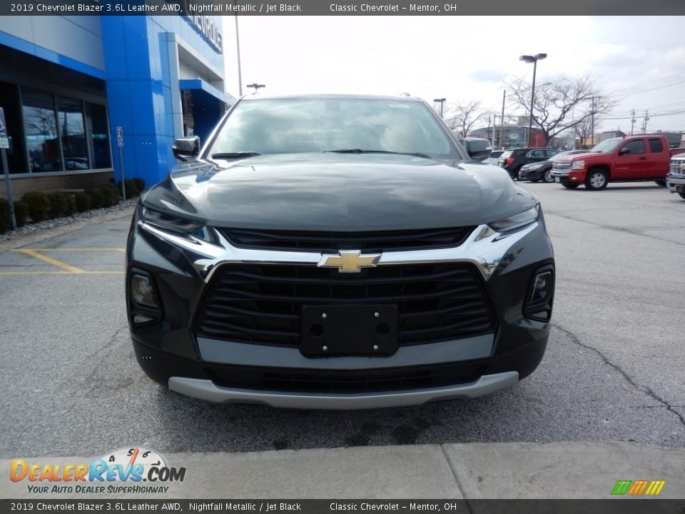 2019 Chevrolet Blazer 3.6L Leather AWD Nightfall Metallic / Jet Black Photo #2