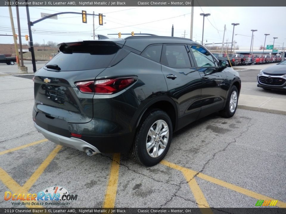 2019 Chevrolet Blazer 3.6L Leather AWD Nightfall Metallic / Jet Black Photo #4