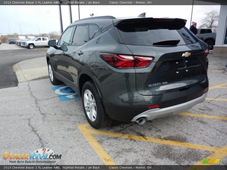 2019 Chevrolet Blazer 3.6L Leather AWD Nightfall Metallic / Jet Black Photo #5