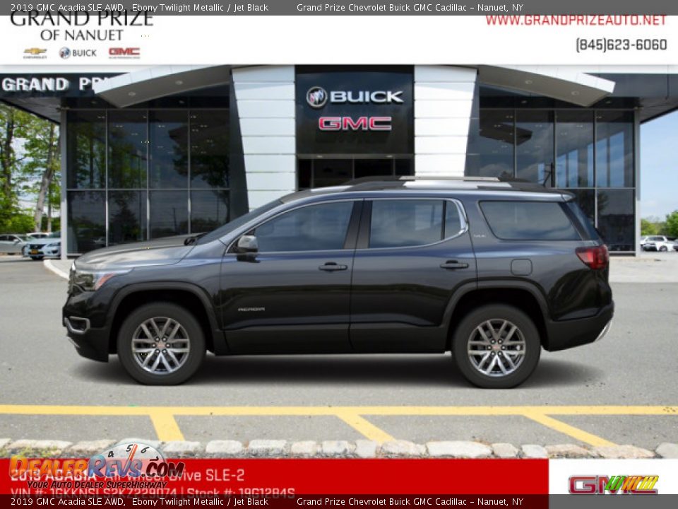 2019 GMC Acadia SLE AWD Ebony Twilight Metallic / Jet Black Photo #2