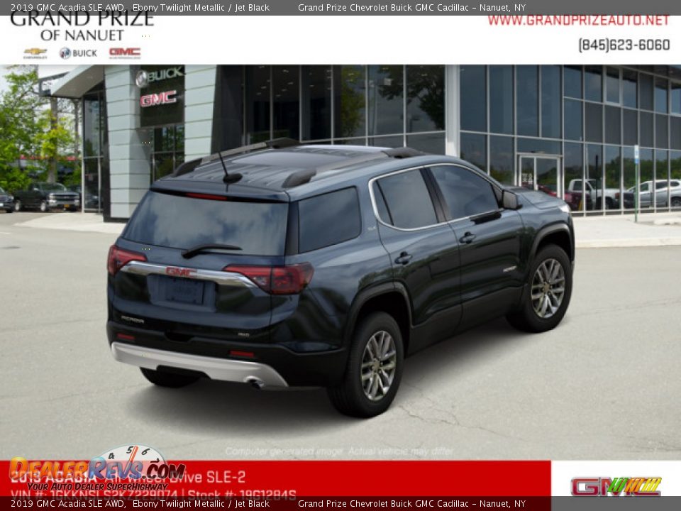 2019 GMC Acadia SLE AWD Ebony Twilight Metallic / Jet Black Photo #3