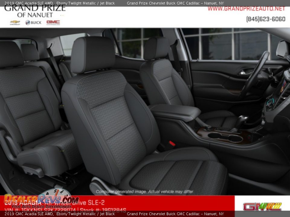 2019 GMC Acadia SLE AWD Ebony Twilight Metallic / Jet Black Photo #5
