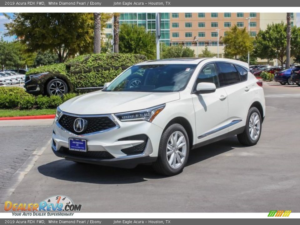2019 Acura RDX FWD White Diamond Pearl / Ebony Photo #3