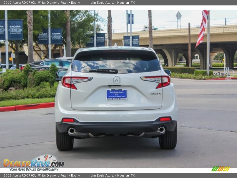 2019 Acura RDX FWD White Diamond Pearl / Ebony Photo #6