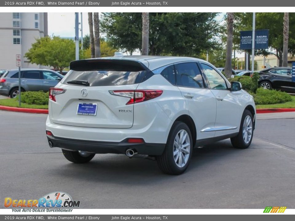 2019 Acura RDX FWD White Diamond Pearl / Ebony Photo #7