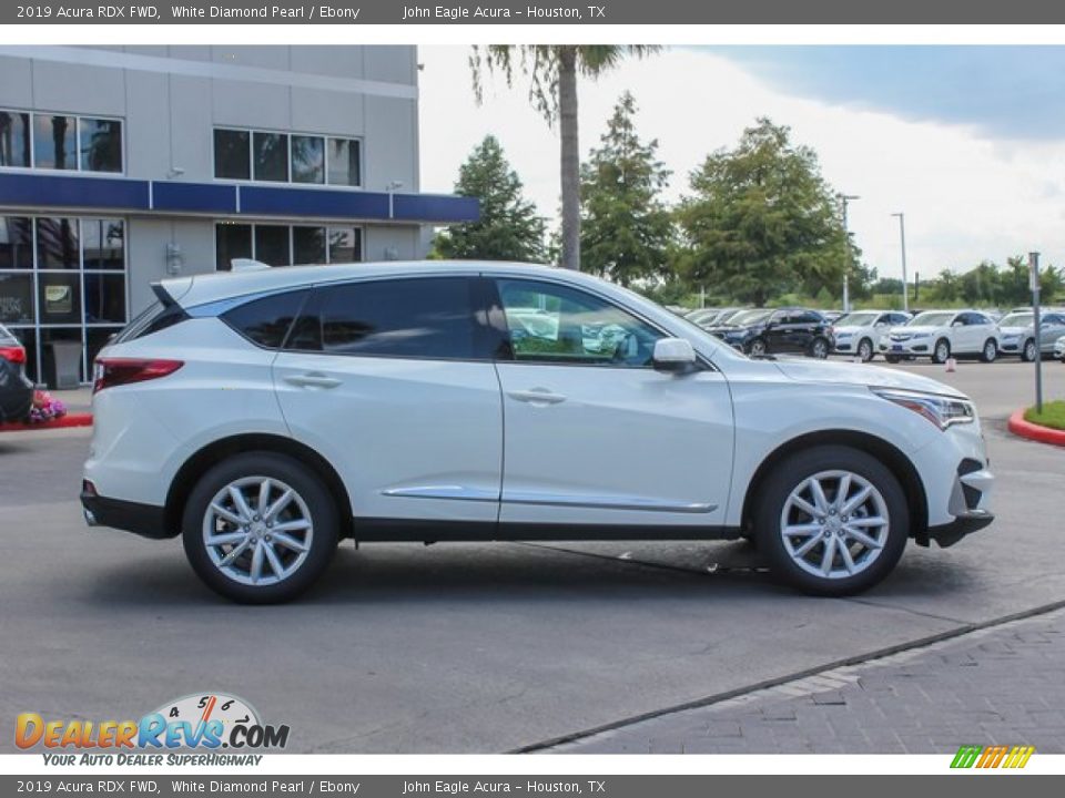 2019 Acura RDX FWD White Diamond Pearl / Ebony Photo #8