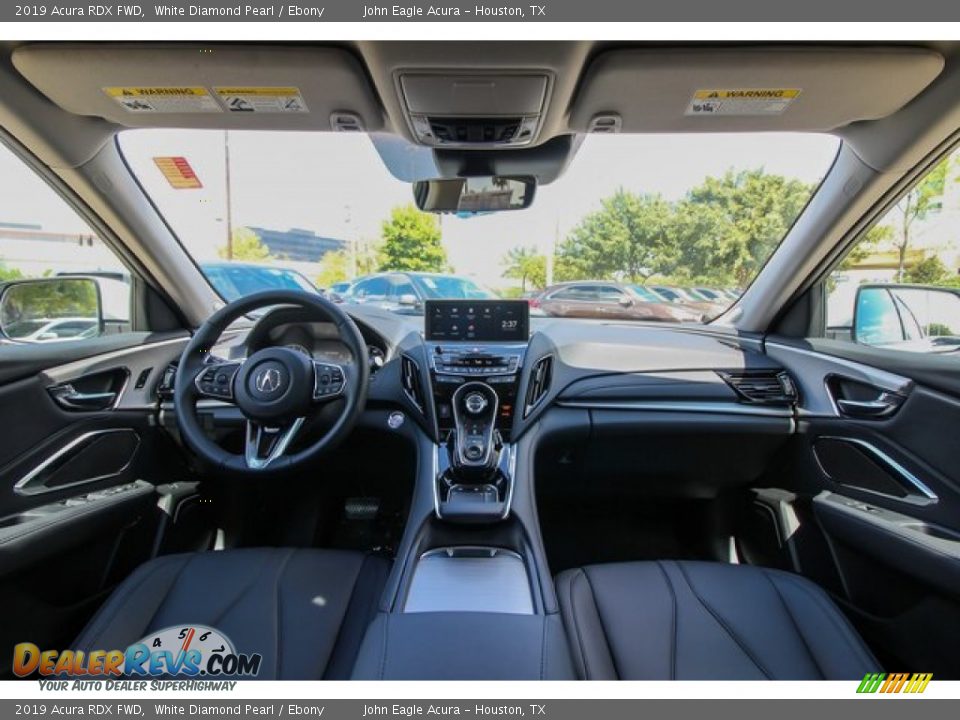 2019 Acura RDX FWD White Diamond Pearl / Ebony Photo #9