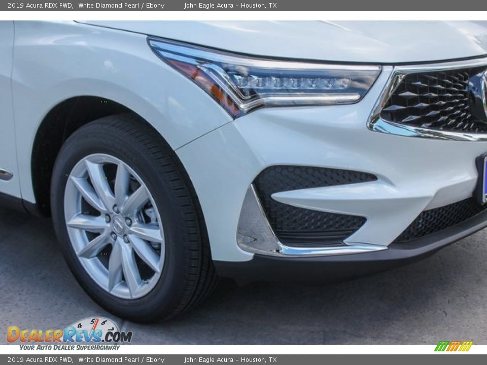 2019 Acura RDX FWD White Diamond Pearl / Ebony Photo #11