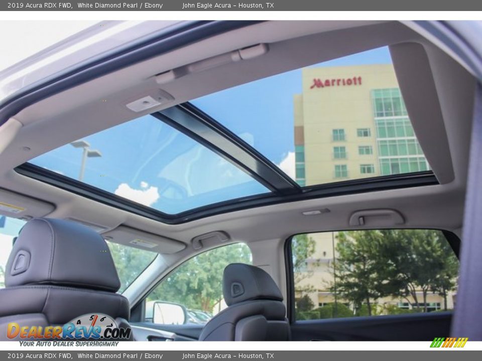 2019 Acura RDX FWD White Diamond Pearl / Ebony Photo #14