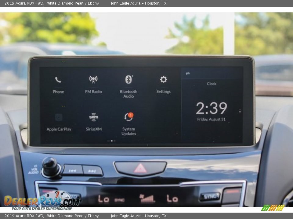 2019 Acura RDX FWD White Diamond Pearl / Ebony Photo #28